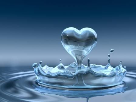 Water+drop+heart