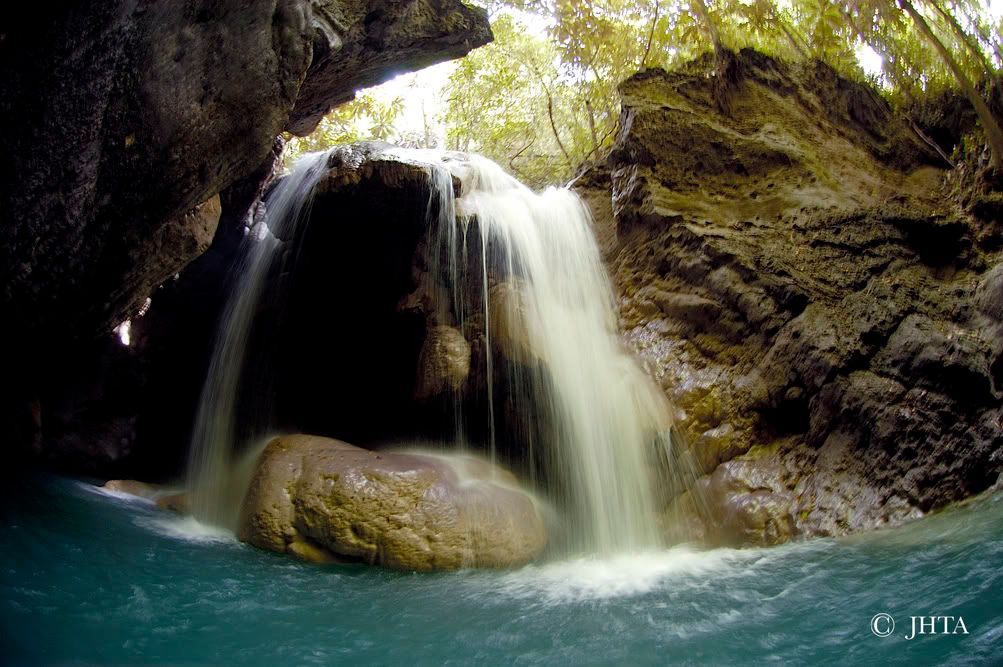 wallpaper waterfall desktop. Cavern Waterfall Wallpaper