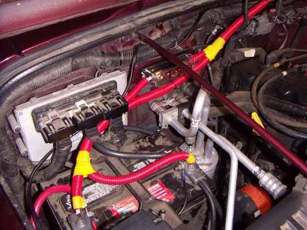 Hardwiring a Power Inverter - Detailed Example - JeepForum.com jeep tj cigarette lighter wiring 