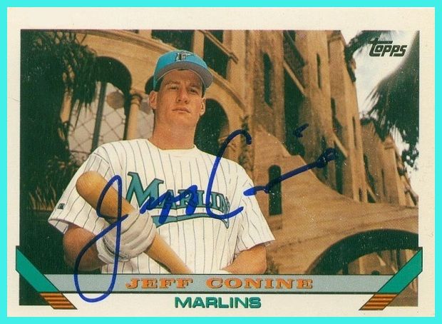 Mr. Marlin - Jeff Conine An inaugural member of the Florida Marlins who was drafted by The Florida Marlins in the 1992 MLB Expansion Draft. Two time MLB All-Star (1994 & 1995) MVP of 1995 Major League Baseball All-Star Game. Mr. Conine won two World Series titles with The Florida Marlins, 1997 & 2003. Retired as a Marlin in 2008 after 17 seasons in MLB. He currently is the co-host of Marlins pre-game and post-game shows for home games, and works in the Marlins' front office as a special assistant to the team president, David Samson. 