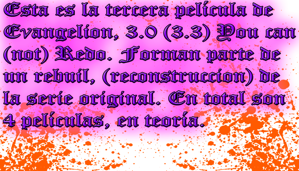 Evangelion 3.3 - Mp4 1.3 GB 1280*544