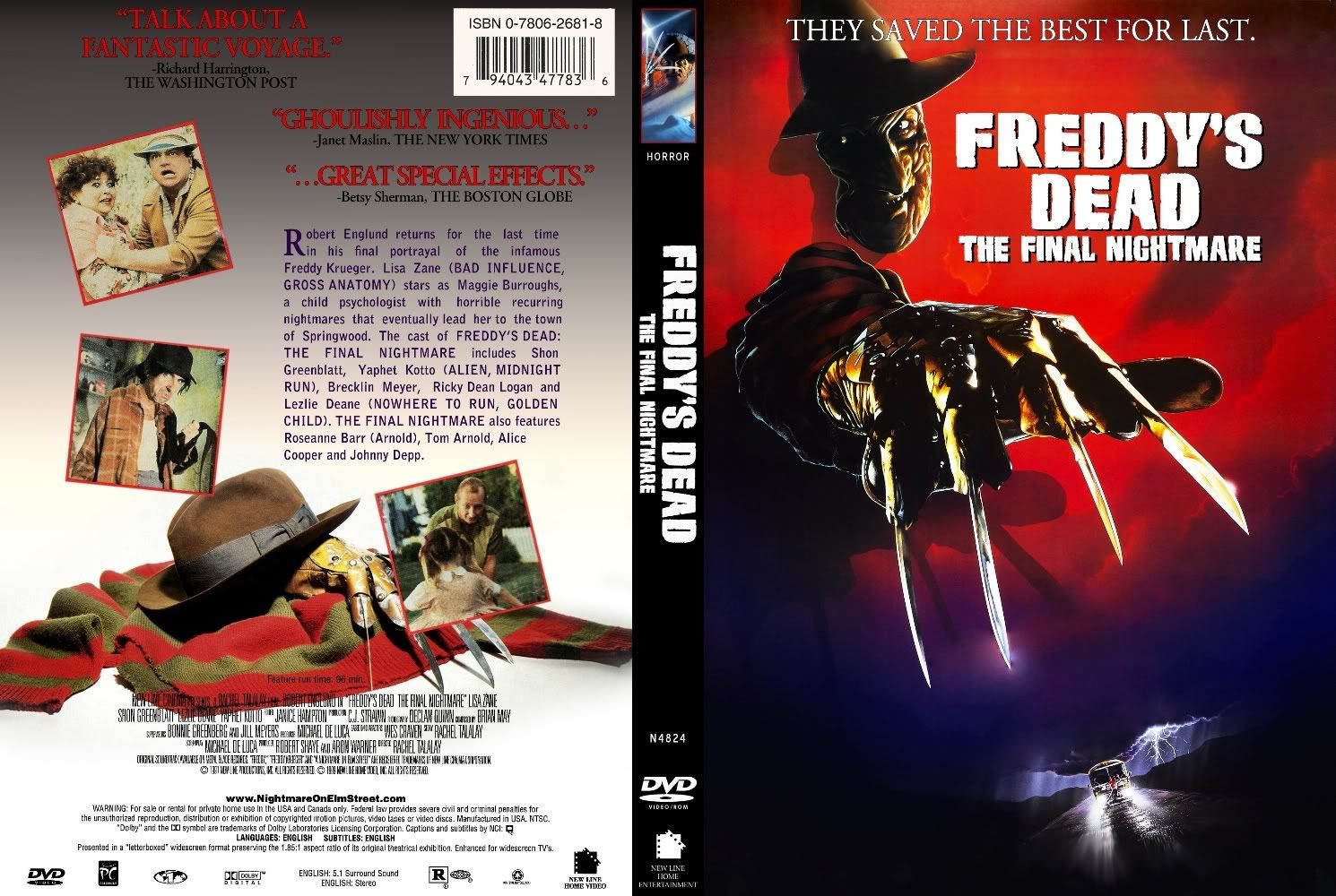 Nightmare on Elm Street Forum - Custom DVD COVERS!