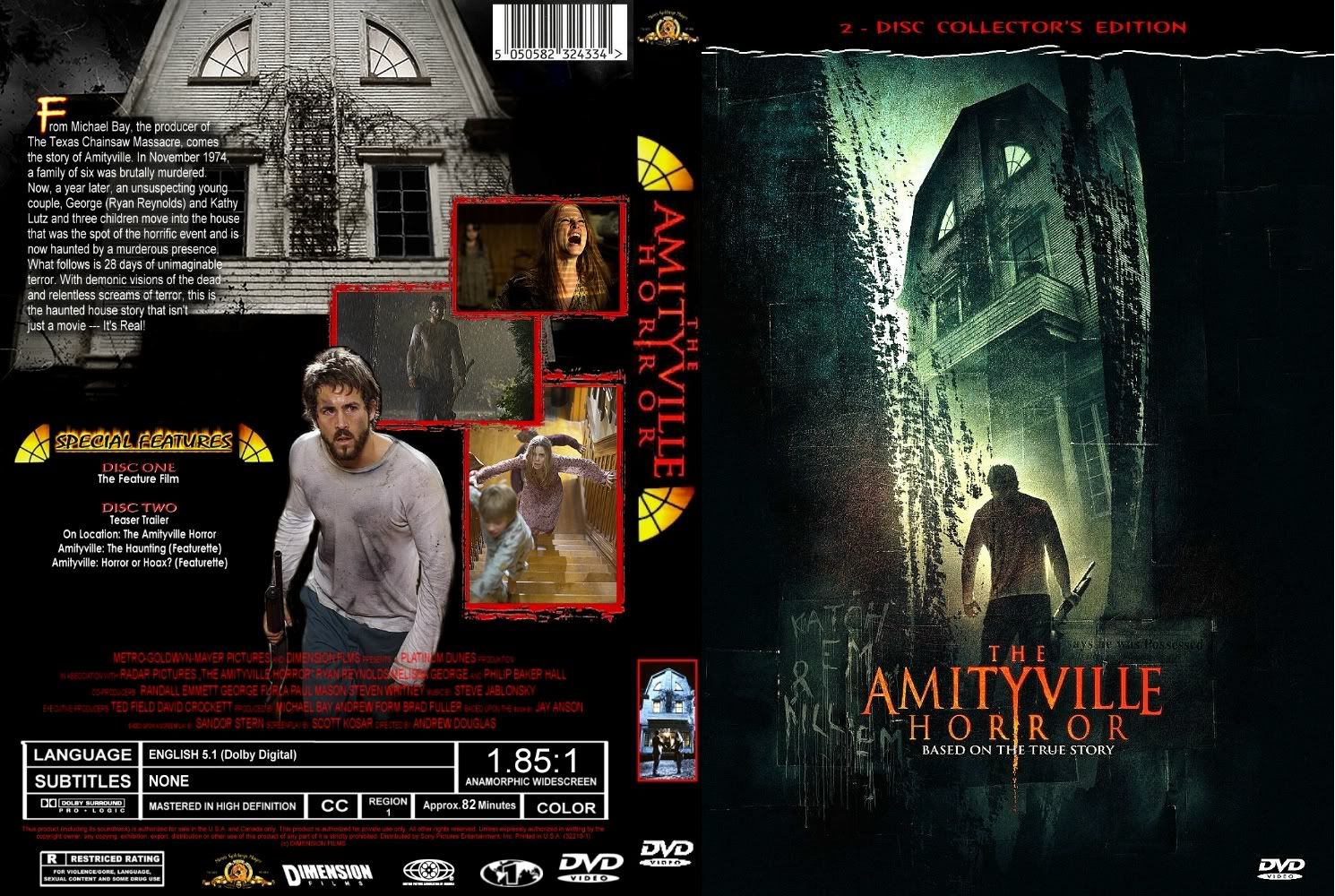 The Amityville Horror (2005) - Custom DVD Cover 2