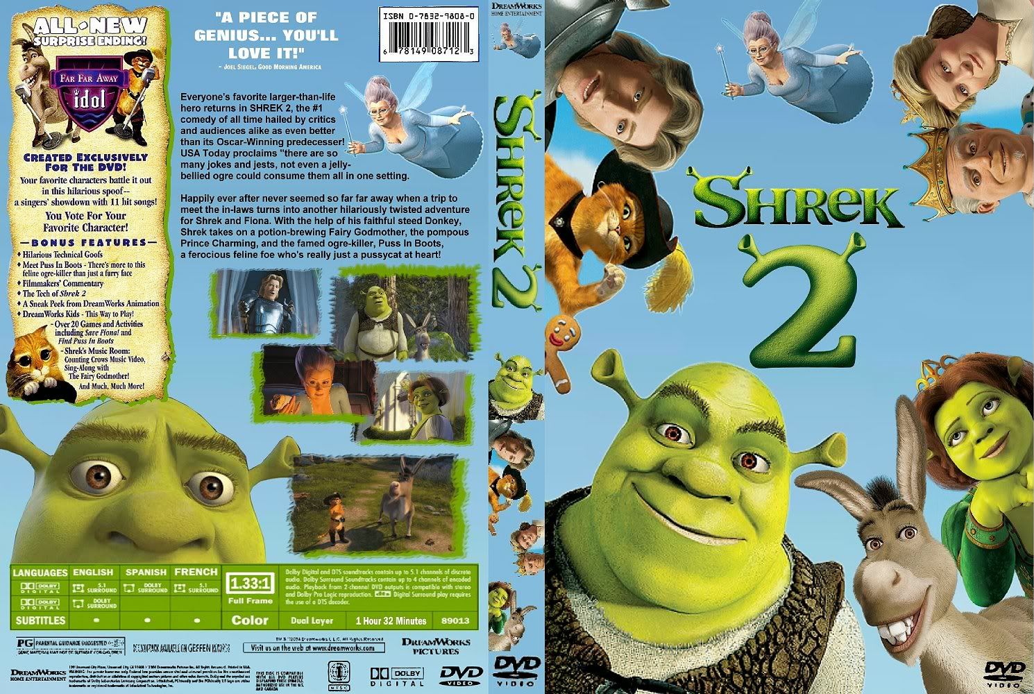 Dvd Cover Shrek