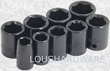 9 PCE 3/8 impact socket set