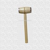 WOOD AND METAL MEAT MALLET
