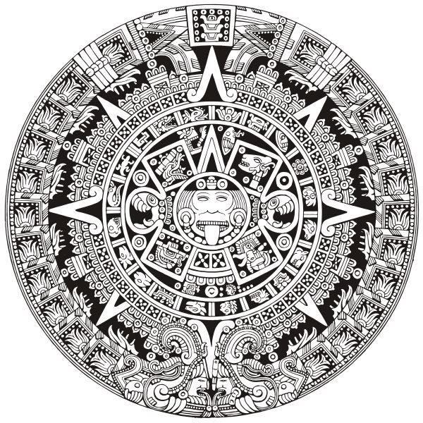 Aztec Sun Disk Photo By Starvinggryphon Photobucket