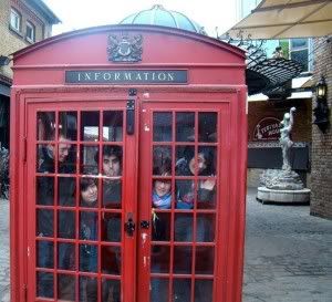 in the phone box