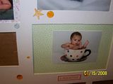 dante in cup in moms frame with stickers