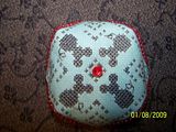 mice side finished biscornu