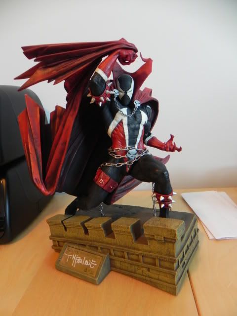 spawn 20th anniversary resin statue