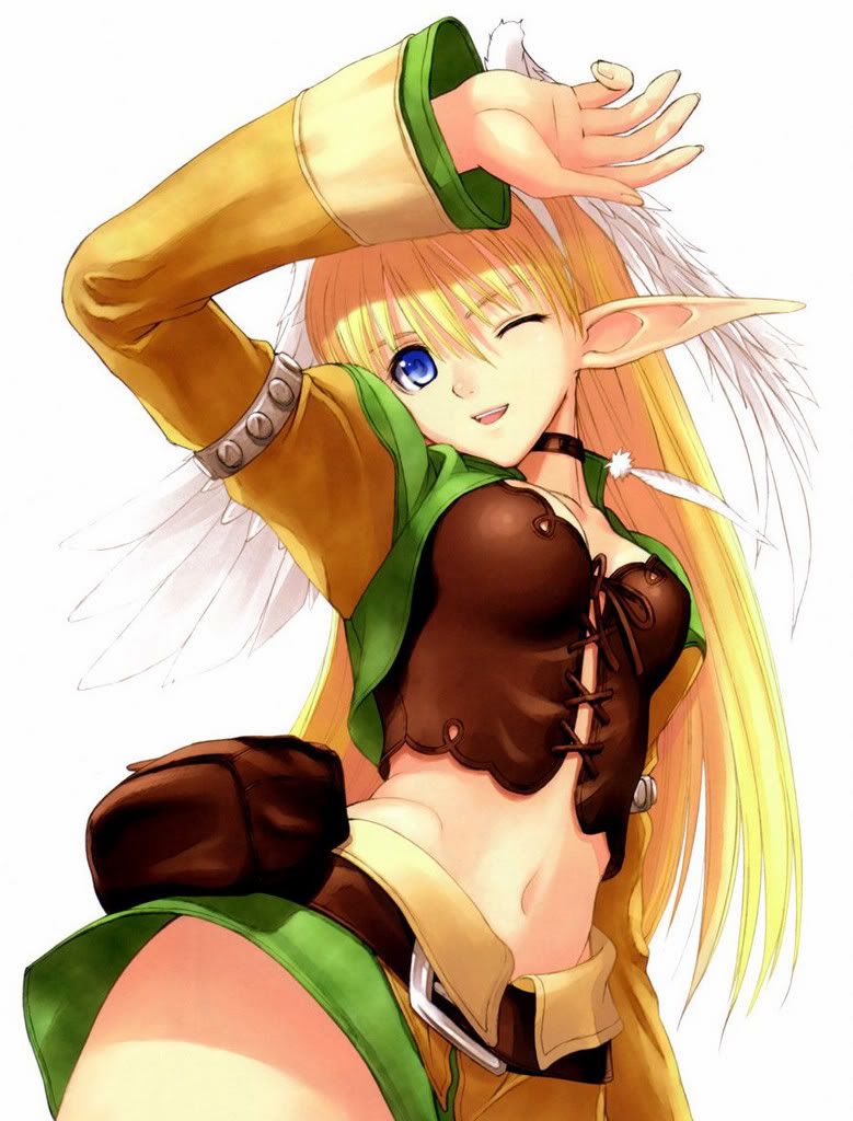 Anime girl elf Pictures, Images and Photos