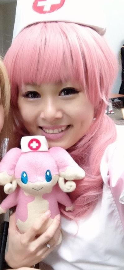 ^Nurse Joy cosplay I did at Animania 2013, Sydney. :D - 576888_10200932312612806_952415689_n