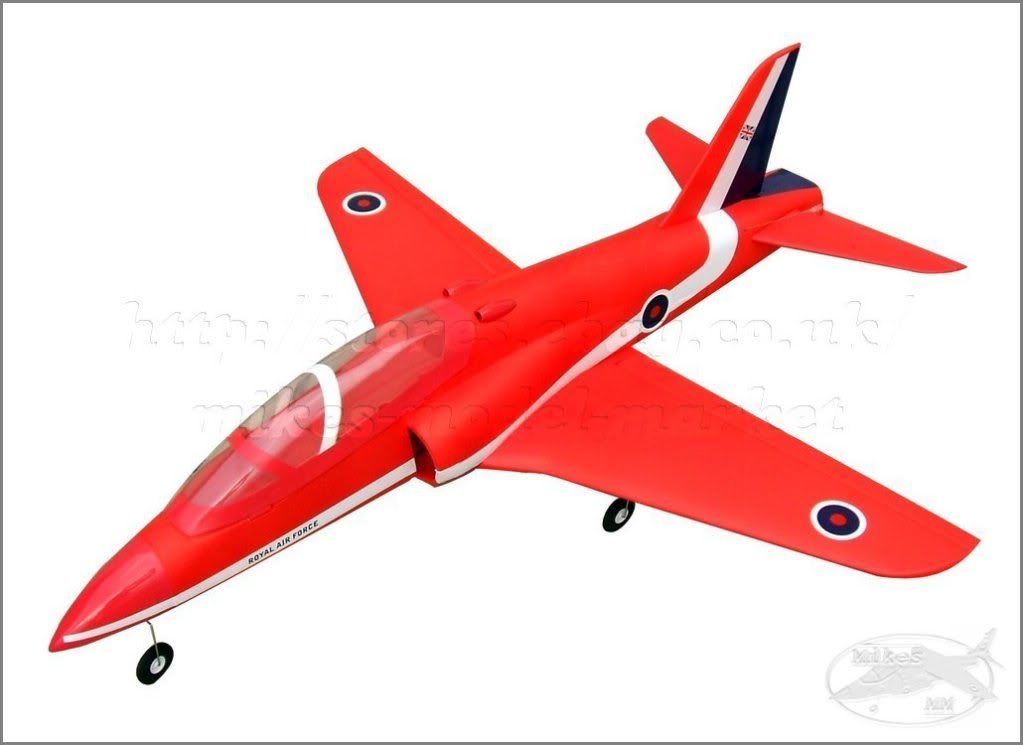 red arrows rc plane