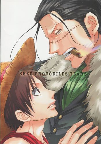 Shed Crocodiles Tears by Secco (Crocodile/Luffy, Doflamingo/Crocodile; B5/204 Pages; R18) $50. Samples: http://doujinshi.mugimugi.org/book/575258/