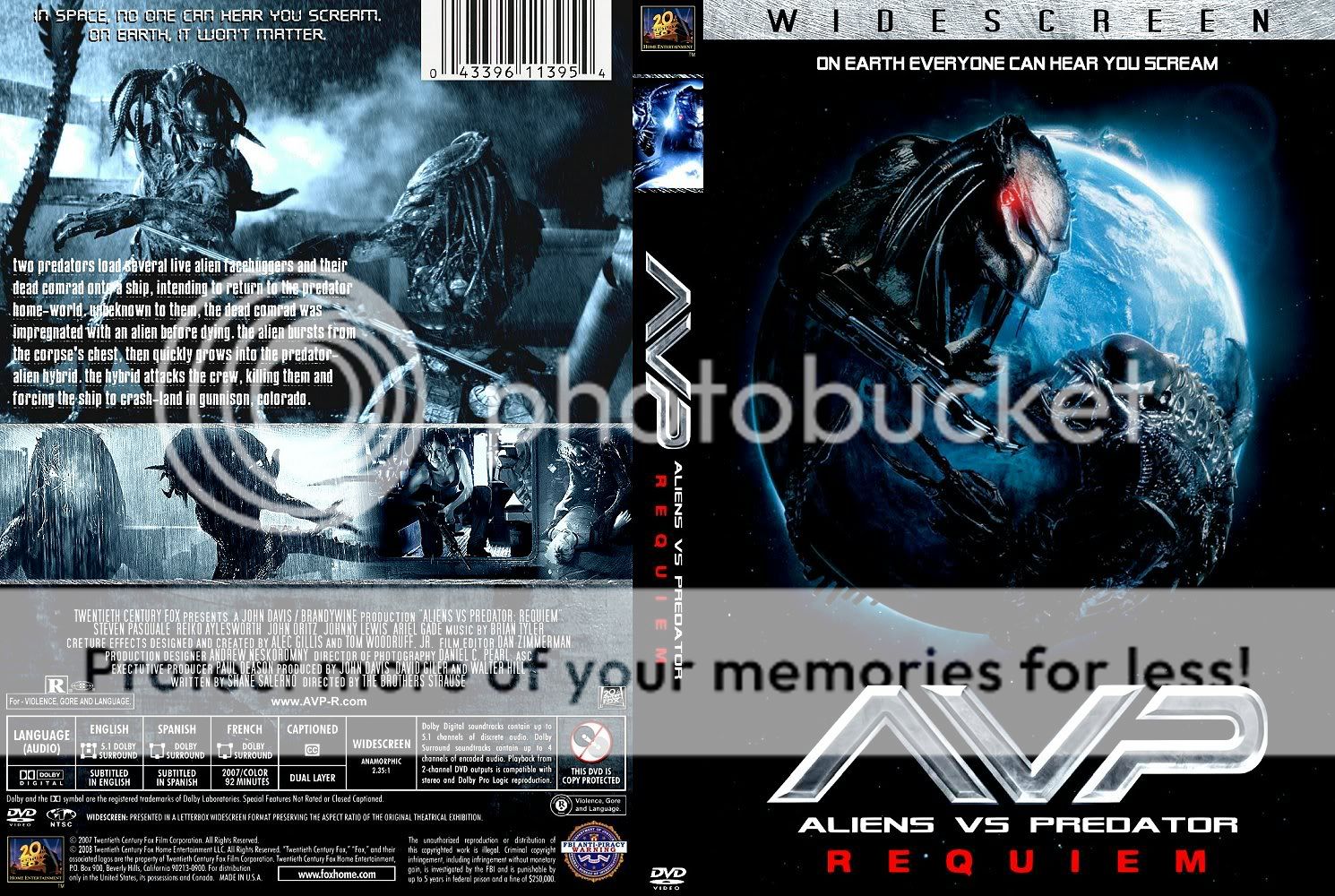 Aliens Vs Predator Requiem - Custom DVD Cover 4 Photo by cinemink ...