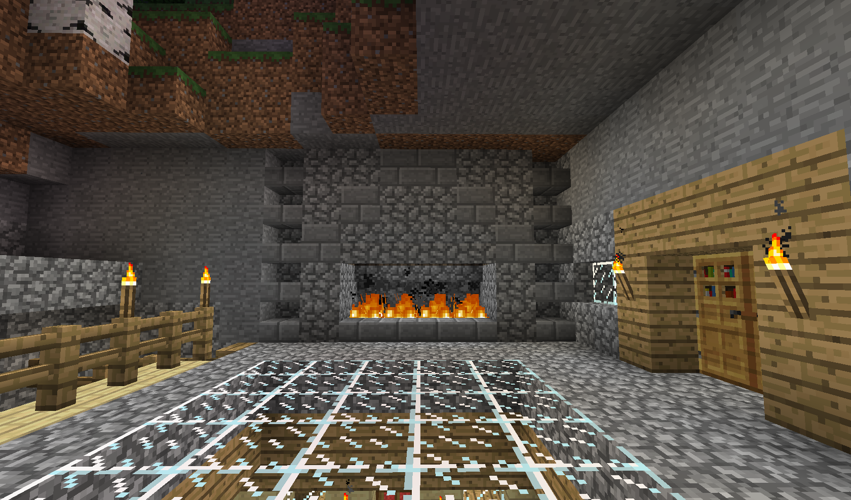 minecraft cosy fireplace 4k minecraft cosy fireplace 4k