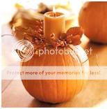 Thanksgiving Centerpiece Pumpkin Candle Holder