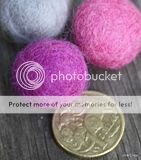 LOTS MORE SMALL FELT BALLS FOR SALE IN MY STORE PLUS LARGER ONES FOR 